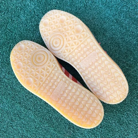 NWT Adidas Samba Sneaker Suede Leather Clear Pink Better Scarlet Red Gum 10.5 - Picture 7 of 14